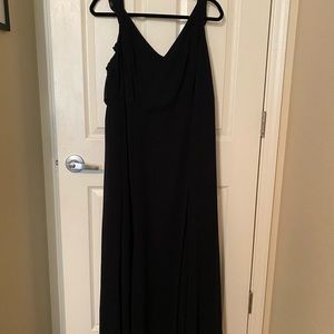 Black maxi dress
